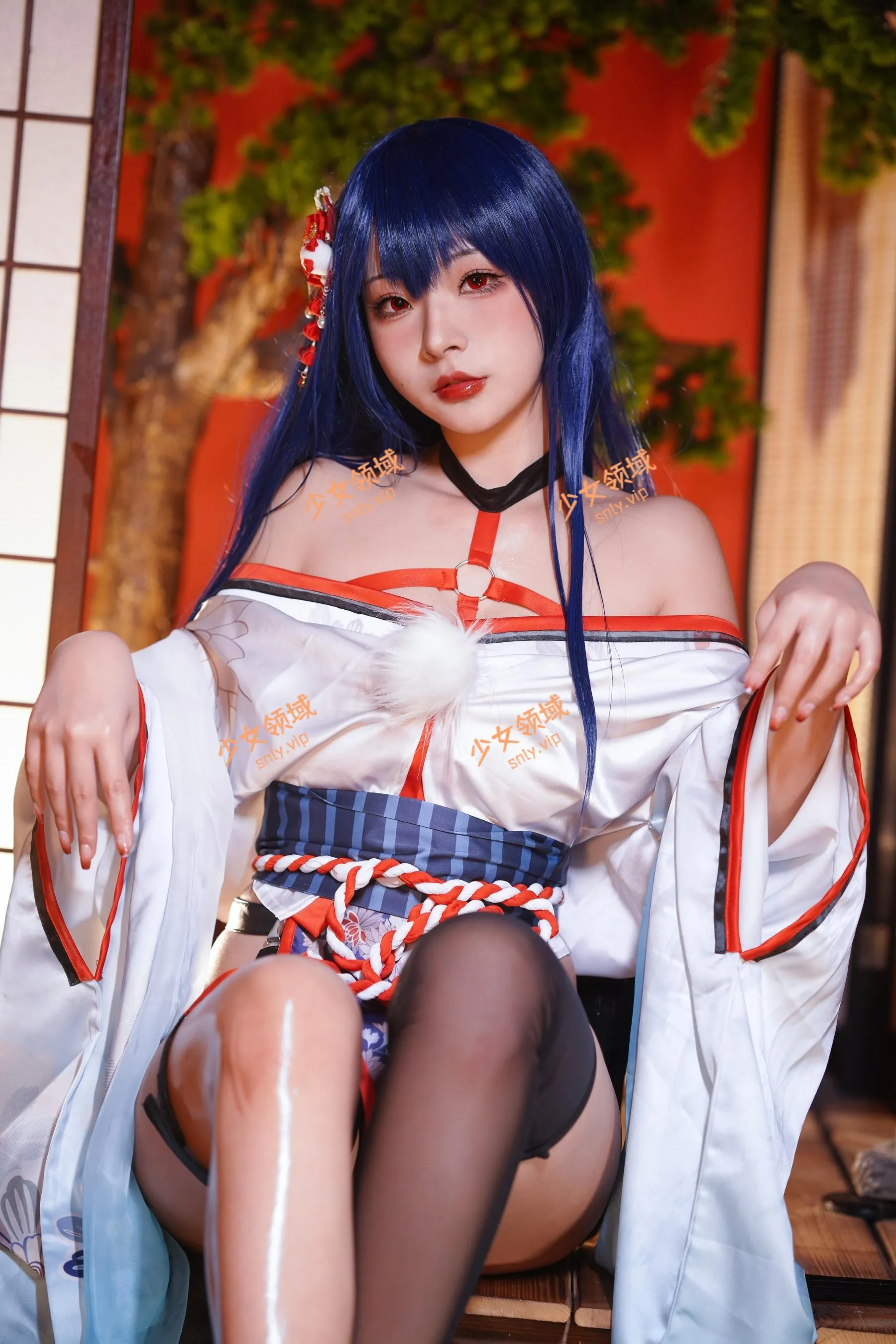 yuuhui玉汇 – NO.28 真子 和服抹油 [83P]插图3